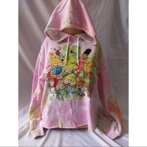 Rugrats Cropped Hoodie

Tied dyed pink/white
Cropped 
Hoodie
XSmall